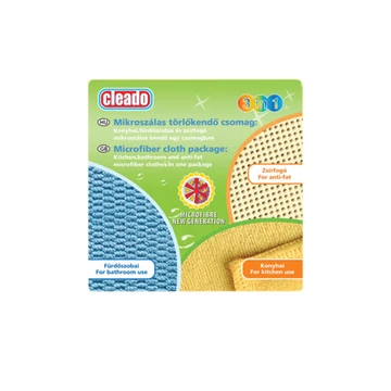 Cleado Mikroszálas törlőkendő csomag